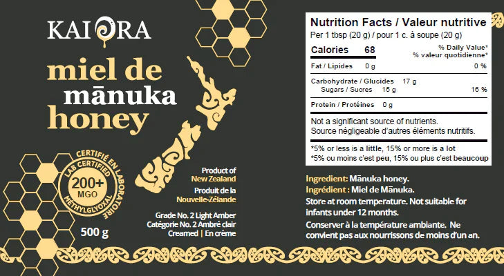 Miel de Mānuka MGO 200+