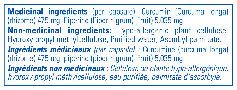 Curcumin 500 with Bioperine