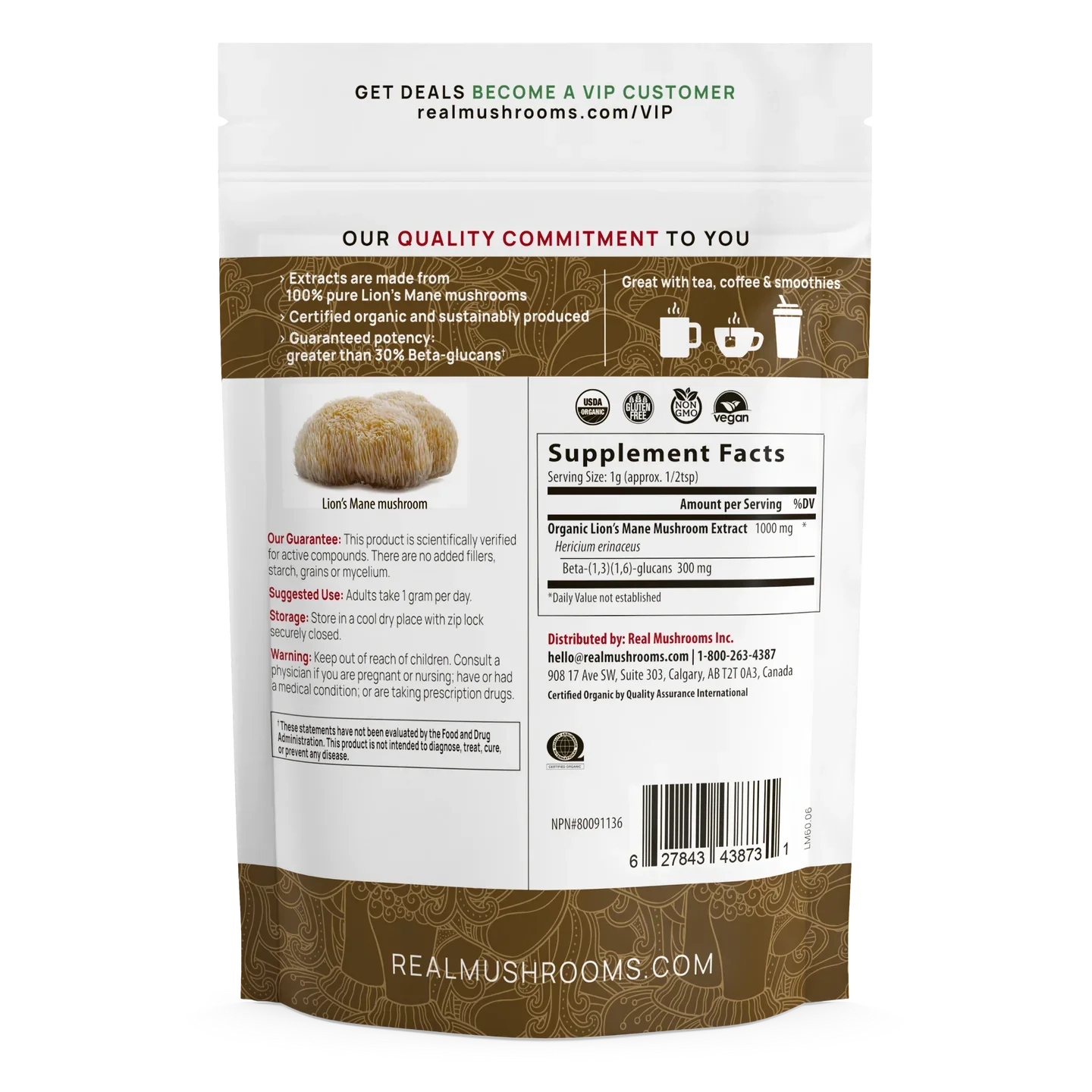 Lion's Mane (Poudre)