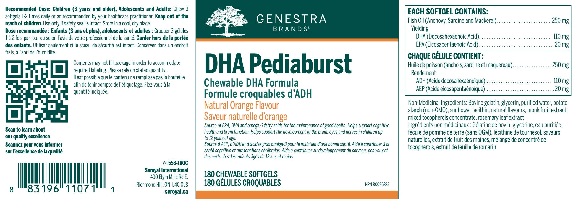 DHA Pediaburst