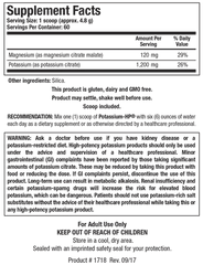 Potassium-HP (high potency w/mg)