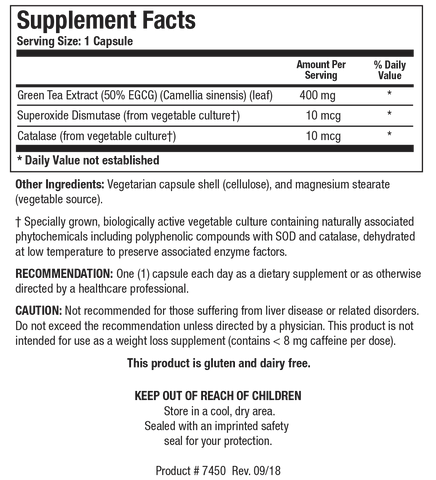 EGCG-200mg (Green Tea)