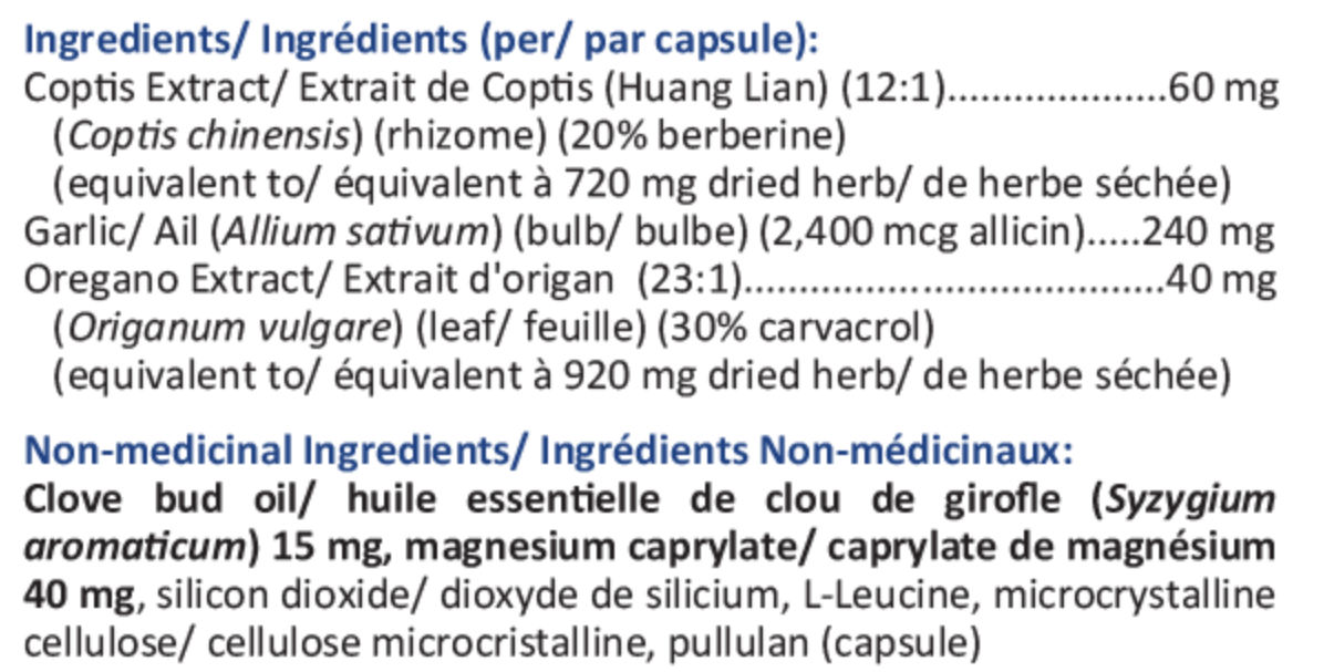 Microcidin (Formule antimicrobienne à large spectre)